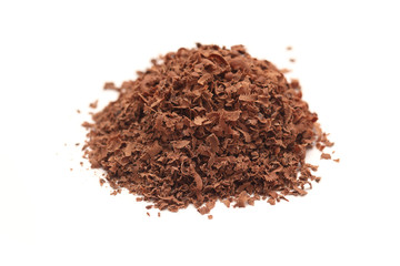 Wall Mural - Grated chocolate heap