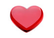 © azure - red heart isolated on white
