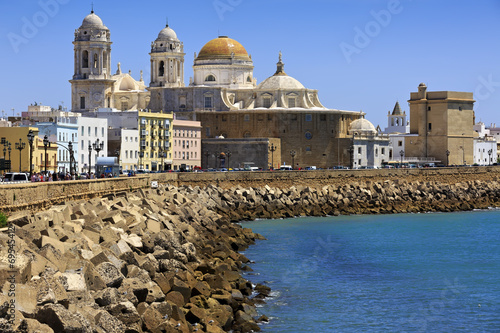 Tapeta ścienna Katedra południowa wieś, Cadiz, Hiszpania