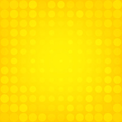 Poster - Abstract dotted yellow background