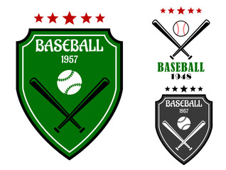 Wall Mural - Baseball sporting emblems