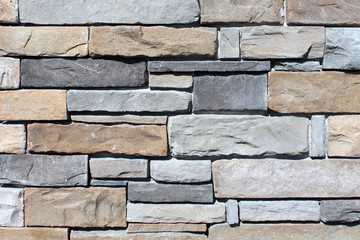 Wall Mural - Stacked stone wall