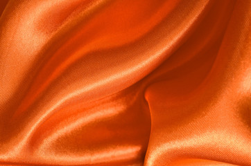 Texture orange satin, silk background