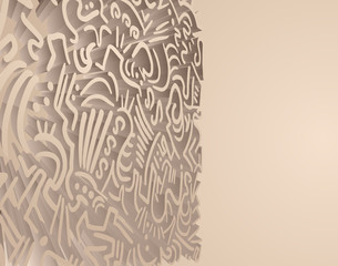 Wall Mural - Brown cover