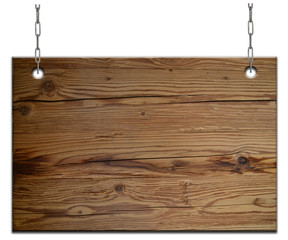 Wall Mural - leeres Holz Schild alt