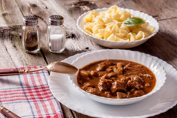 Canvas Print - Goulash soup.