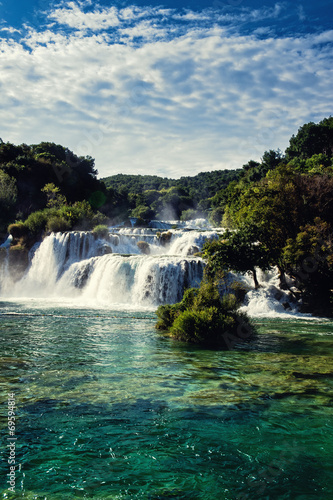 Tapeta ścienna Wodospady krka