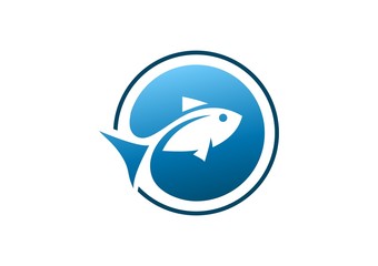 fish, logo, globe, swimming, creative, water, icon, symbol