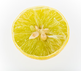 Wall Mural - lemon isolated on white background