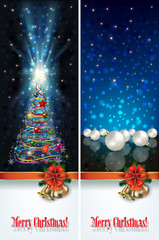 abstract celebration greetings with Christmas illustrative eleme