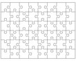 © NikolaM - Vector illustration of white puzzle 2