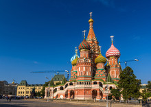 Saint Basil's Cathedral In Red Square - Moscow