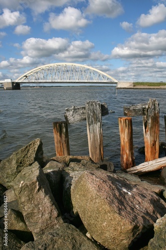Naklejka na szybę Aggersund bridge in Denmark
