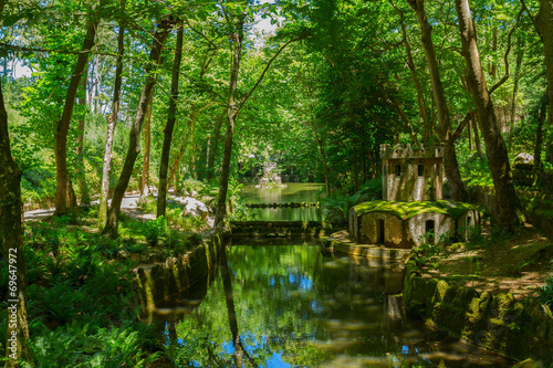 Naklejka samoprzylepna Ogrody pena, sintra, portugalia