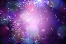 Purple Snow Flake Pattern Design