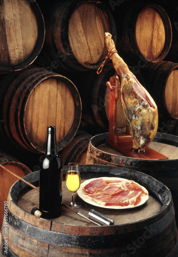 Naklejka samoprzylepna Sherry winiarnia