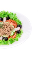 Poster - Close up of tuna salad.