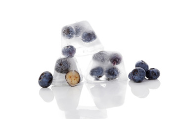 Canvas Print - Fresh blueberries.