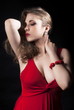 © refleXtions - Attractive Sexy  Young Woman In Red Dress