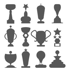 Vector set of different cups