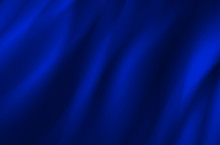 Background From Blue Wavy Fabric