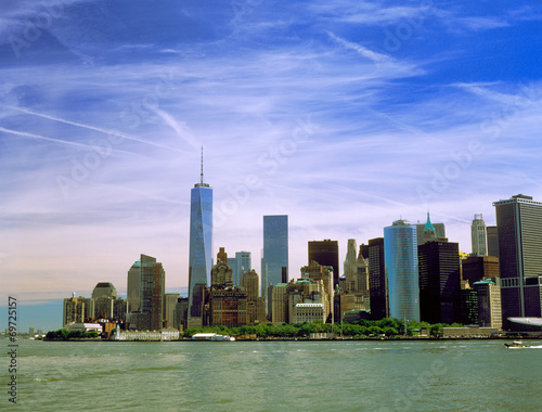 Plakat na papierze fotorealistycznym Manhattan.