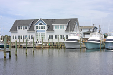 Wall Mural - Hatteras harbour