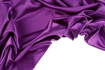 Canvas Print - Purple silk