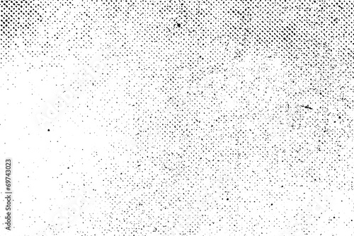 Fotomural Grunge real organic vintage halftone vector ink print background