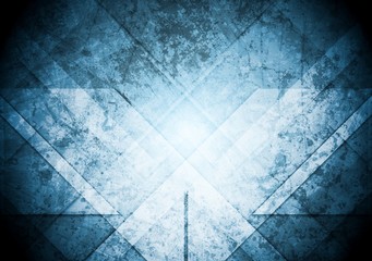 Grunge abstract blue background