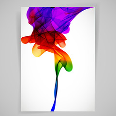 Wall Mural - Multicolor abstract bright background. Elements for design.