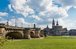  Albert Bridge in Dresden.