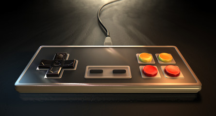 Poster - Vintage Gaming Controller