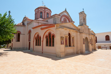 Monastery of Panagia Kalyviani. Crete island in Greece.