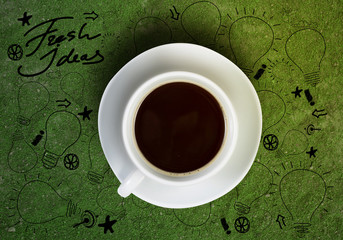 Canvas Print - Cup of coffee