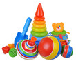 © nektoetkin - Baby toys composition