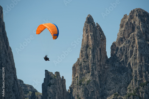 Fototapeta na wymiar Parapendio