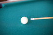 © eddie toro - pool white ball and cue