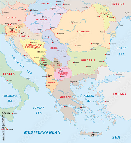 mapa-europy-poludniowo-wschodniej