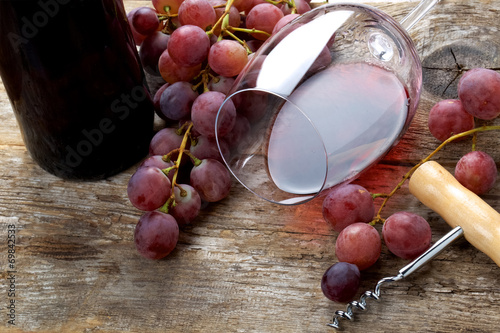 Board z aluminiowym obramowaniem Wino z beczki