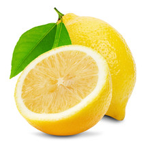 Juicy Lemons Isolated On The White Background
