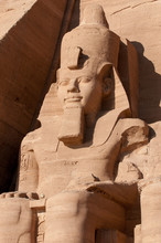 Abu Simbel On The Border Of Egypt And Sudan