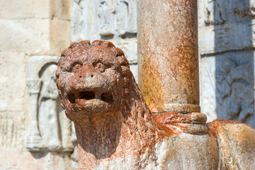 Wall Mural - Basilica of San Zeno Verona - Marble Lion