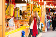 © Ekaterina Pokrovsky - Happy girl on a Parisian Christmas market