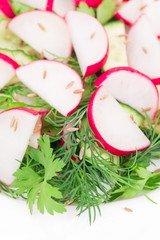 Sticker - Radish salad.