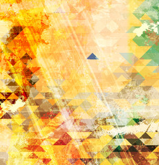 Aufkleber - Abstract grunge style background