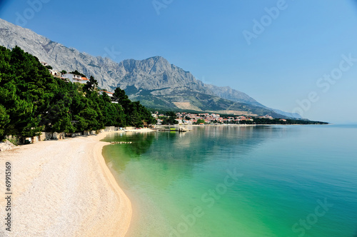 Plakat na papierze fotorealistycznym Brela - plaża - dsc_7266