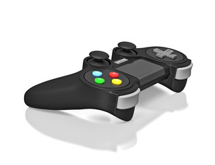 Gamepad joypad for video game console isolated