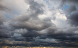 Fototapeta  - Natural background: stormy sky
