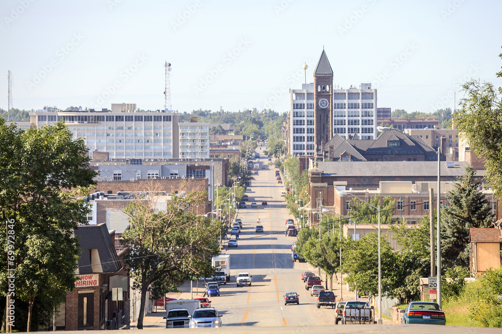 A downtown Sioux Falls street — Adobe Stock watermarked preview